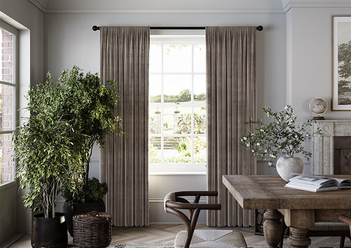 Ultra Luxe Velvet, Warm Brown - Made to Measure Curtains - Image 3
